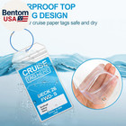 Cruise Luggage Tag Holder  6 Pack Luggage Tags For Suitcases  Waterproof Clear P