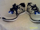 New Men s Starter Athletic  Running Grey W  Black Trim Shoes With Laces Closure