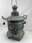 14    Tall Japanese Style Hanging Lantern Hexagon Check Pattern