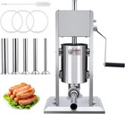 3l Manual Sausage Stuffer Dual-speed Stainless Steel Sausage Filler   4 Tubes      