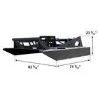 Greatbear 66  Brush Cutter   Grass Mower Heavy Duty Skid Steer Attachment
