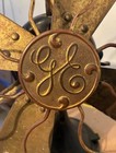 General Electric Brass Blade   Brass Cage 12  3 Speed Working Unrestored Fan