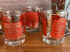 Vtg Mcm  Glass Daiquiri Martini Bacardi Manhattan Cocktail Shaker Barware Set