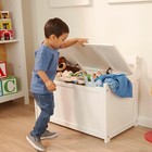 Melissa   Doug Wooden Toy Chest-white Furniture For Playroom-kids Toy Box wooden
