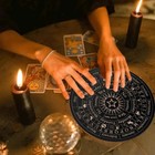 Ouija Spirit Board Wooden Planchette Game With Letters For Themed Decor