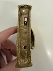 Vintage Cast Brass Door Knocker Dachshund Dog Dogs Head 10x3cm