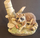 Ezra Brooks Liquor Decanter - 1978 Wildlife Collection - Northern Racoon - Empty