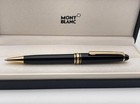 Montblanc Meisterst  ck 164r Classique Ballpoint Pen Gold Trim     New In Box