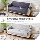 Reversible Couch Cover For 3 Cushion Couch Sofa Cover Washable Furniture Prot   