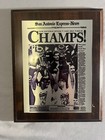 Vintage 1999 San Antonio Spurs Championship Holographic Wall Plaque 