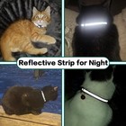 6 Reflective Breakaway Cat Collars W  Bell  Nylon  Mixed Colors  Safety Pet Coll