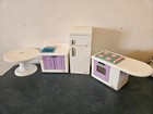 Vintage Little Tikes My Size Big Dollhouse Kitchen Furniture Stove Fridge Sink