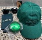 Jameson Irish Whiskey Lot   T-shirt Sunglasses Hat  Koozie   Christmas Ornament