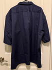 Nwt Dickies Men s Short-sleeve Twill Work Shirt Size 4xl - Dark Navy