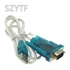 3ft Translucent Usb 2 0 To Db9 Rs232 Serial Converter 9 Pin Adapter Cable Pda