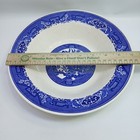 Vtg Extra Large 10 25  Blue Willow Ware Royal China Serving Vegetable Salad Bowl