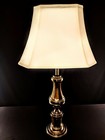 Genuine Stiffel Extremely Large Fine Solid Brass Table Lamps - Amazing Petina  