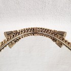 Lot Of 2 Vintage Stylebuilt Vanity Mirror Trays Gold Tone Rope Tassel