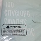100 Envelope Savings Challenge Binder Light Blue