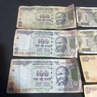 India Rupees Lot Gandhi Notes    10    50    100    500 Demonetized Currency