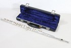 W  T  Armstrong Model 80 Sterling Silver Flute Elkhart Indiana W  Case - Nice 