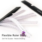 Fan-shaped Plastic Scale Ruler     Multi-scale Drafting   Measuring Tool