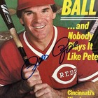 Pete Rose Cincinnati Reds Signed Autographed 1985 Time Magazine