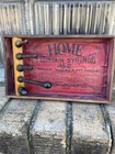 Vintage Black Hard Rubber 1886 Fountain Syringe Attachments Box Lid W
