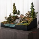 1 64 Off-road Scene Grass River Diorama Simulation Mini Diorama Desktop Decor