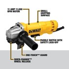 Dewalt Dwe402wr 4-1 2  Corded Small Angle Grinder W  Wheel Certified Refurbished