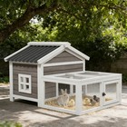 41 wooden Chicken Coop Cage Hen Rabbit Hutch Poultry Habitat Animal House