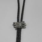 Handmade 32  Sterling Silver 925 Bow Concho Bolo Tie 