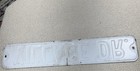 Vintage 1960s Village Dr  Embossed Metal Street Road Sign Gas Oil Man Cave  30 