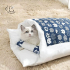 Bed Cat Sleeping Bag Sofas Mat Winter Warm Cat House Small Pet Bed Puppy Kennel 