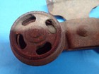 Pair Of Matching Primitive Barn Door Rollers Hardware Antique Farm Rustic