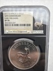 2017 South Africa 1 Rand Silver 50th Anniv  Krugerrand Ngc Sp-70 Early Release