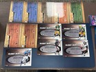 2002   2003 Flair Nfl Jumbo Jersey Card Lot Of 12 Favre  Vick  Manning  E  Smith