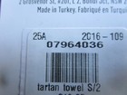 Williams Sonoma Classic Red Tartan  Christmas Towels Set 2 New Wo Tag