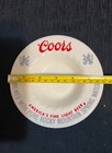 Coors Beer Ceramic Ashtray Beer Advertisement Vintage 