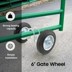 6  Rolling Gate Wheel For Chain Link Fence Rolling Sliding Gates Door Wheel New