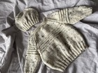 Bn Hand Knitted Gift Set To Fit Newborn reborn Baby