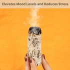 White Sage Smudge Sticks 3pc   4  Selenite Stick  Cleansing   Protection Set