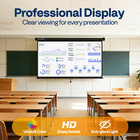 80  Pull Down Projector Screen 16 9 Manual Retractable 4k Hd Home Movie Theater