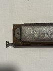 Rare Pre-war Antique Hohner Chromonica 260 Harmonica 10 Hole With 6-point Star