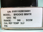 Brooks 5850tr Mass Flow Meter 500 Sccm N2 With Adapter F18