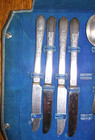 Vintage 1938 Sl   Gh Rogers Co A1 X Floral Pattern Silver Plate Silverware 22 Pc