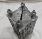 Cast Iron Coin Bank State Building Money Till Skyscraper Holder Rare Antique
