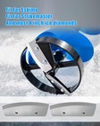 8 Inch Hand Ice Auger Flat Blades Fit For Eskimo Strikemaster Ht And Nordic