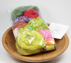 Needle Felting Goodie Bag 1 4 Oz Spring Summer Sample Pack 100  Wool Roving Curl
