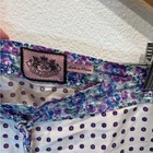 Juicy Couture Vintage Patchwork Silk Mini Skirt 4 Boho Festival Cottagecore